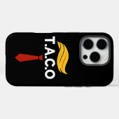 タコトランプは常に鶏を追う Case-Mate iPhoneケース (裏面 (横))