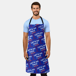 タコトランプは必ず鶏を追い出そうおもしろい エプロン