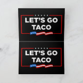 タコトランプは必ず鶏を追い出そうおもしろい カード (内部)