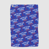 タコトランプは必ず鶏を追い出そうおもしろい ゴルフタオル (正面)