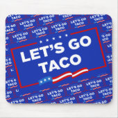 タコトランプは必ず鶏を追い出そうおもしろい マウスパッド (正面)