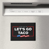 タコトランプは必ず鶏を追い出そうおもしろい マグネット (インサイチュ (食洗機))