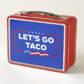 タコトランプは必ず鶏を追い出そうおもしろい メタルランチボックス (裏面)