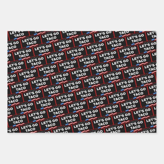 タコトランプは必ず鶏を追い出そうおもしろい ラッピングペーパーシート (正面2)