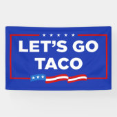 タコトランプは必ず鶏を追い出そうおもしろい 横断幕 (横)