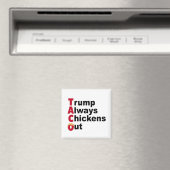 タコトランプは必ず鶏を追い出そう マグネット (インサイチュ (食洗機))