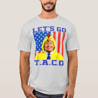 タコトランプチキンを政治的に排除しようおもしろい Tシャツ