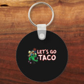 タコトランプ万歳チキン野郎 キーホルダー (正面)