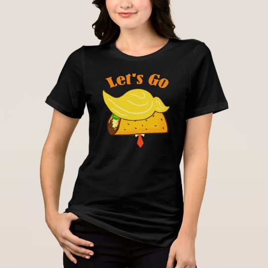 タコトランプ行こう トライブレンドTシャツ (正面)