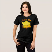 タコトランプ行こう トライブレンドTシャツ (正面全面)