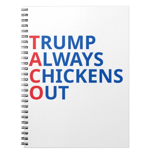 タコトランプ ノートブック (正面)