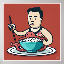 タコドライツ – アートプリント ポスター