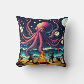 タコドラムズアットビーチキャンプファイア クッション (正面)