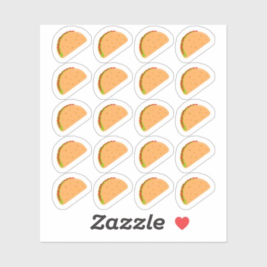 タコナイト メキシカンファストフード メニュー Meal Planner シール (シート)