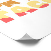 タコハロウィーンの衣装デザイン私はギフトのフリ ポスター (角)