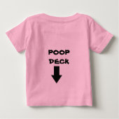 タコハート ベビーTシャツ (裏面)