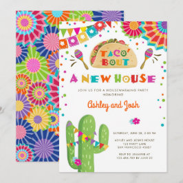 タコバウトアニューハウスフィエスタ引っ越し祝いパーティーパーティー 招待状