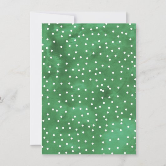 タコバウトAベビーサボテンベビーシャワー招待状 招待状 (裏面)