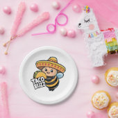 タコバズのまわりに ペーパープレート (パーティー)