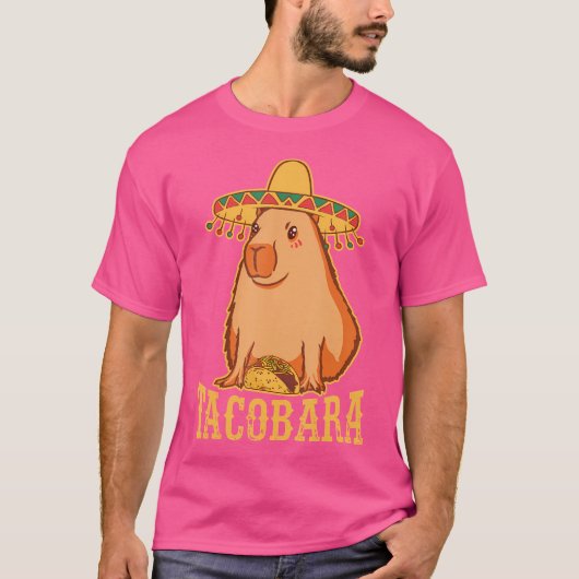 タコバラカピバラ Tシャツ (正面)
