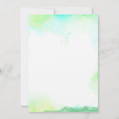 タコバージョンパーティー誕生日招待状 招待状 (裏面)