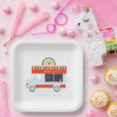 タコバースデーパーティープレート ペーパープレート (パーティー)