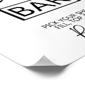 タコバー結婚のサイン8x10 ポスター (角)