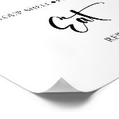 タコバー結婚の看板ポスター ポスター (角)