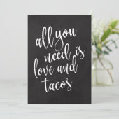 タコバー　お手頃なブラックボードの結婚式看板 (スタンド正面)