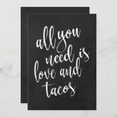 タコバー　お手頃なブラックボードの結婚式看板 (正面/裏面)