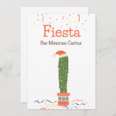 タコバー メキシカンフード サボテン フィエスタ テーブルサイン シーズンカード (正面/裏面)