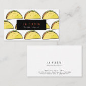 タコパタシンプルーンモダン&ホワイト名刺 名刺 (正面/裏面)