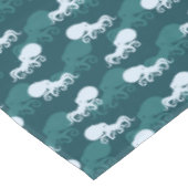 タコパターンの列 テーブルクロス (アングル)