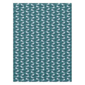 タコパターンの列 テーブルクロス (正面)