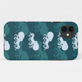 タコパターンの列 Case-Mate iPhoneケース (裏面(横))