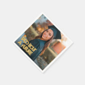 タコパーティー卒業写真ナプキンス スタンダードカクテルナプキン (角)