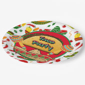 タコパーティー ペーパープレート (アングル)