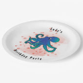 タコパーティー ペーパープレート (アングル)