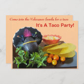 タコパーティー 招待状 (正面/裏面)