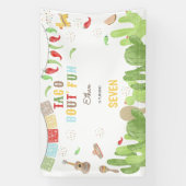 タコビュート'おもしろいフィエスタメキシコ子供の誕生日 横断幕 (縦)