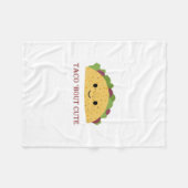 タコビュートカワイイかわいいタコ フリースブランケット (正面(横))