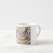 タコビーチアンティークコースタルパンク エスプレッソカップ (正面右)