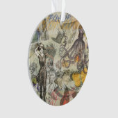 タコビーチアンティークコースタルパンク オーナメント (正面)