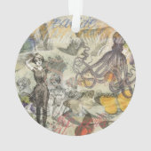 タコビーチアンティークコースタルパンク オーナメント (裏面)