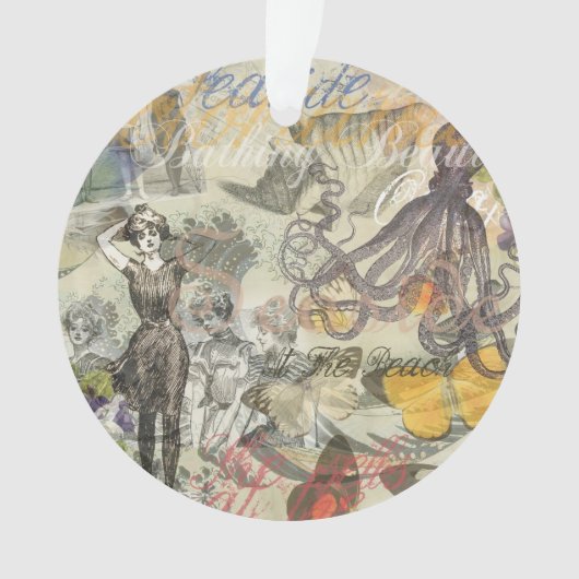 タコビーチアンティークコースタルパンク オーナメント (正面)