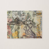 タコビーチアンティークコースタルパンク ジグソーパズル (横)