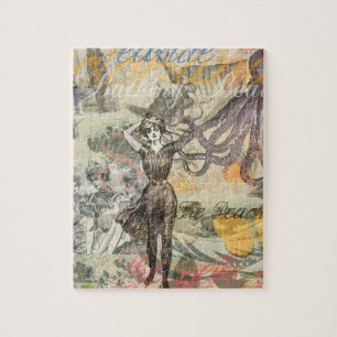 タコビーチアンティークコースタルパンク ジグソーパズル