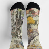 タコビーチアンティークコースタルパンク ソックス (上部)