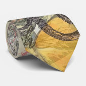 タコビーチアンティークコースタルパンク ネクタイ (ロール)