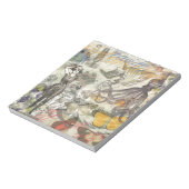 タコビーチアンティークコースタルパンク ノートパッド (回転)